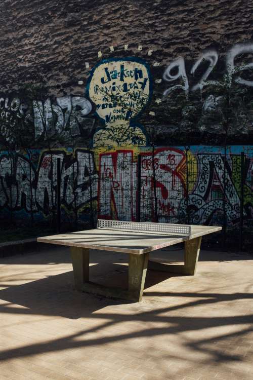 Ping Pong Graffiti Wall Photo