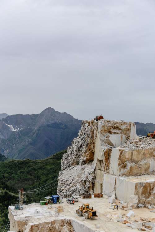 Top Of A Marble Quarry Photo