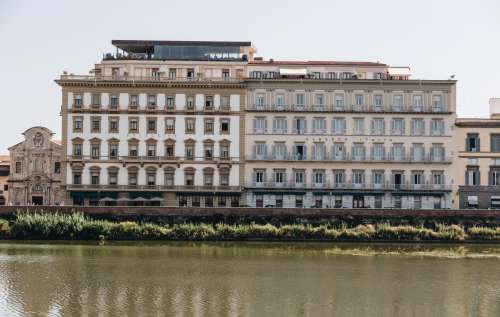 Two Hotels On The River Photo