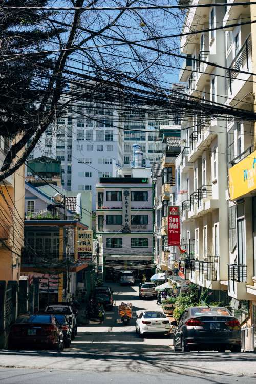 City Side Street In Vietnam Photo