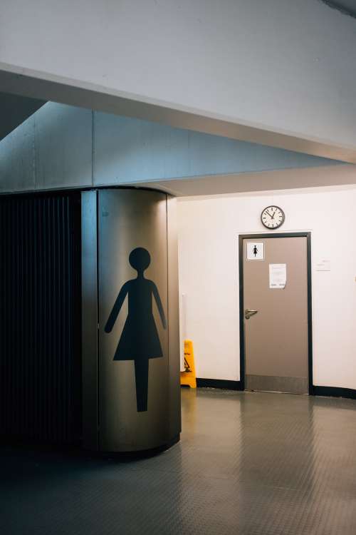 Door To A Womens Bathroom Photo