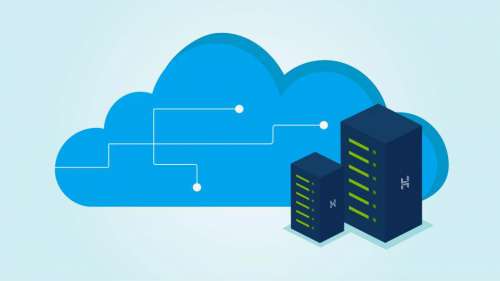 Cloud Servers and Computing Illustration