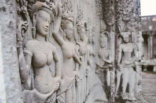 Women Carved Into Ancient Stone