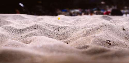 Close Up Of Sand On A Beach