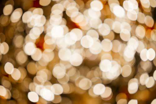 Abstract Christmas Tree Lights Bokeh Blur