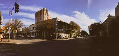 Downtown Austin Texas Street Intersection