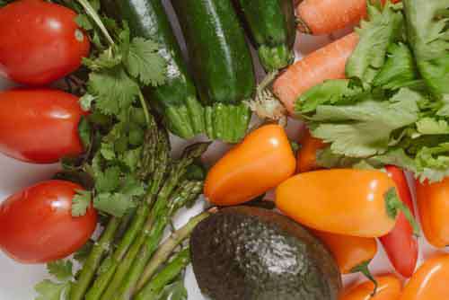 Fresh Vegetables On A Table