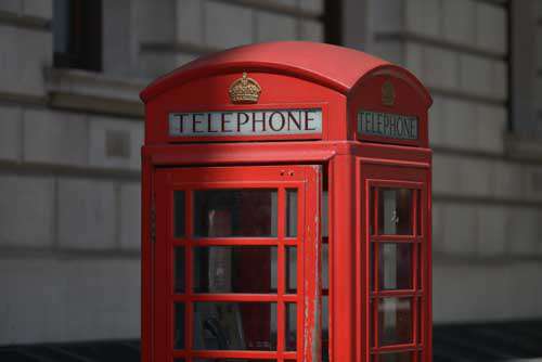 Famous London Red Phone Box