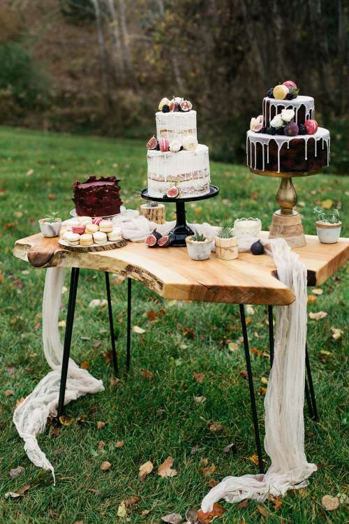 A Stunning Display Of Cakes And Desserts On Table Photo