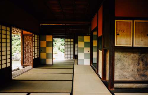 Tatami Mat Flooring And Sliding Doors Photo