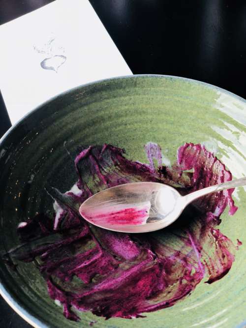 Beetroot meal aftermath