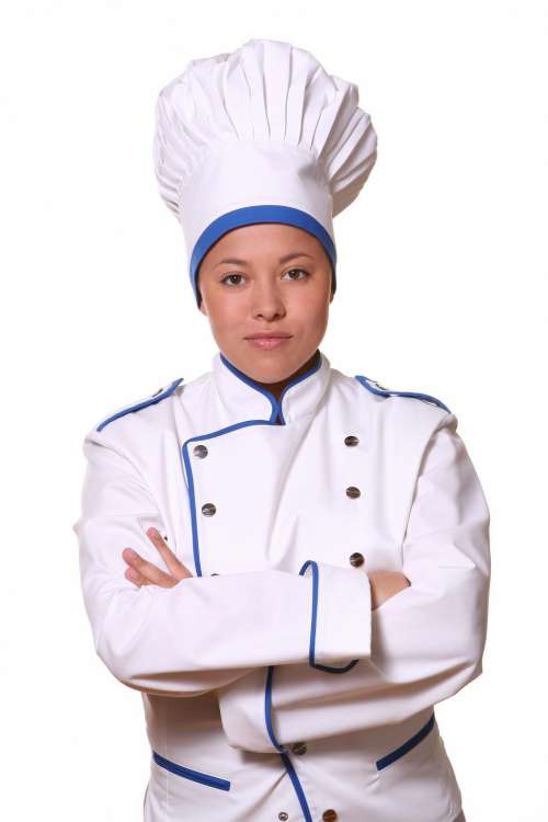 Chef standing with arms crossed