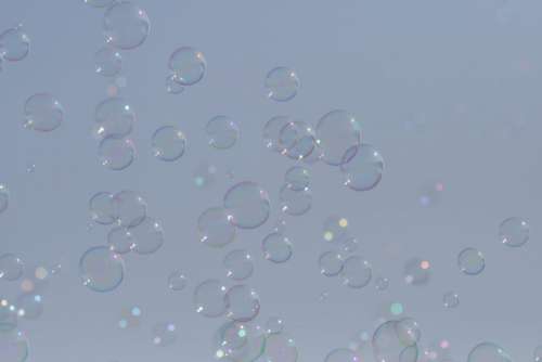 Bubbles Background Free Photo