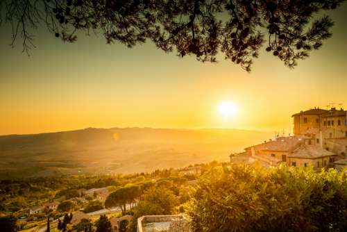 Volterra Sunset