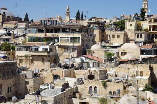 Rooftop View Of Muslim Quarter