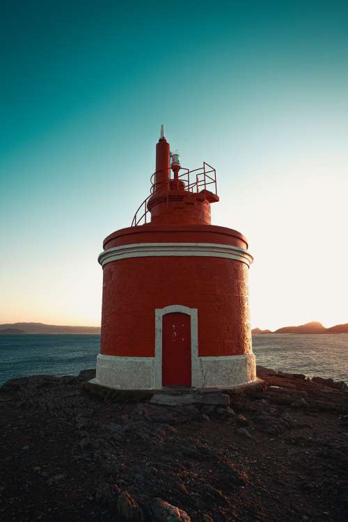 Small Red And White Lighthouse Photo