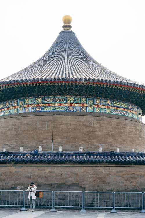 A Large Detailed Chinese Tower Photo