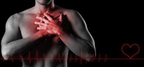 Man and chest pain