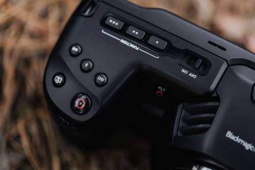 Blackmagic Pocket Cinema Camera 4K with Panasonic Lumix 12-35mm f 2.8
