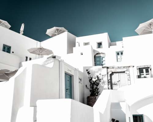 Santorini house