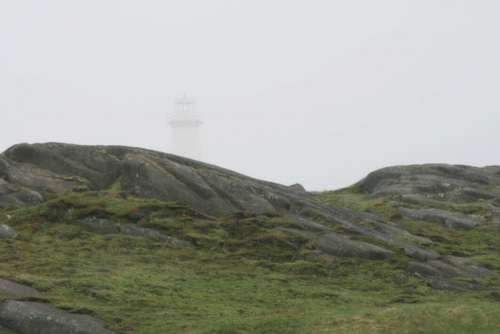 Lighthouse Coast Fog Free Photo
