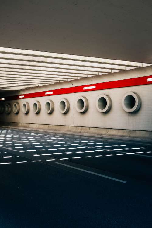 Underground Symmetry In Concrete Photo