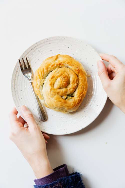 Crispy Spanakopita Spiral Photo