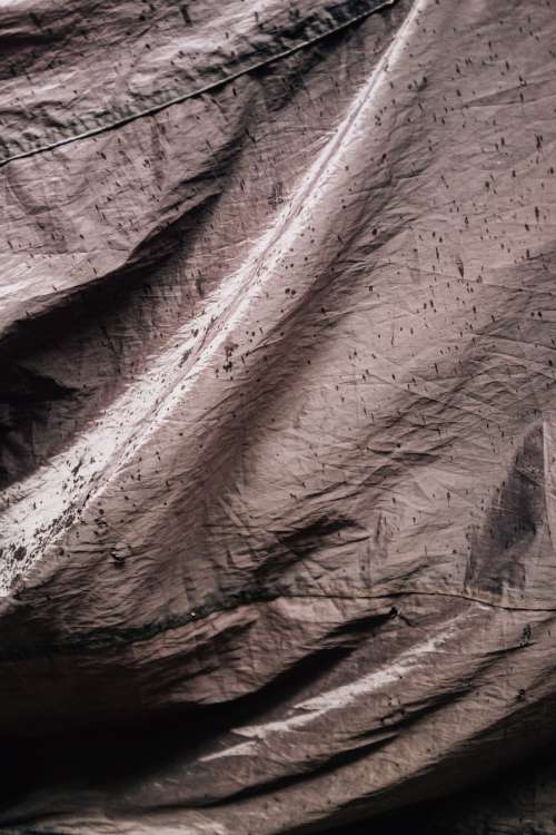 Draped Textured Fabric Photo