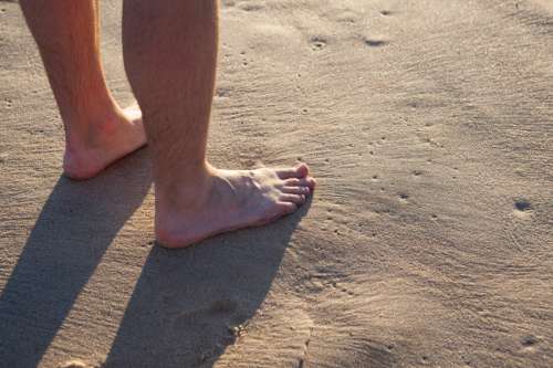 Feet Beach Sand
