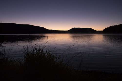 Lake Sunset Free Photo