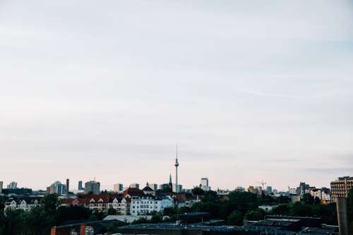 The Berlin Tower At Twilight Photo