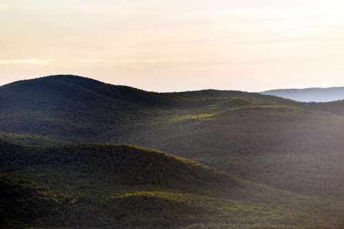 Mountains Valley Horizon