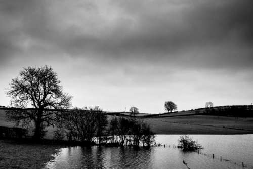 Moody Landscape Sky