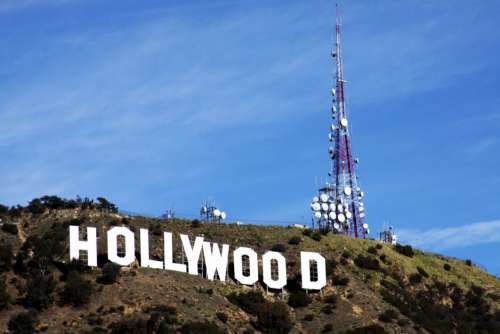 Hollywood California Sign Free Photo