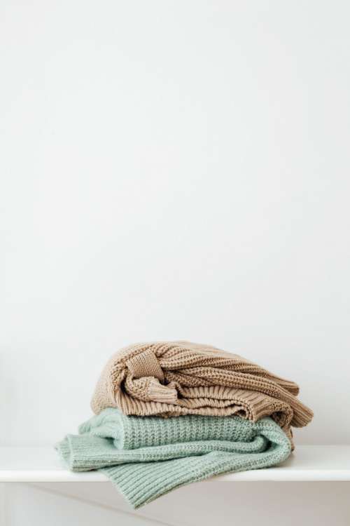 Pastel sweaters - textures and backgrounds