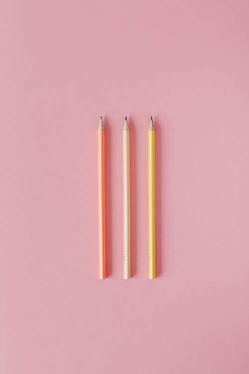 Sharpened Colorful Pencils