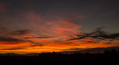 Evening Sky Dusk Free Photo