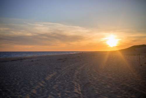 Beach Sunset Free Photo