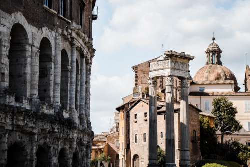 Photo Of Rustic Archways And Columns Photo