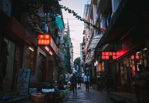 Street in Asia