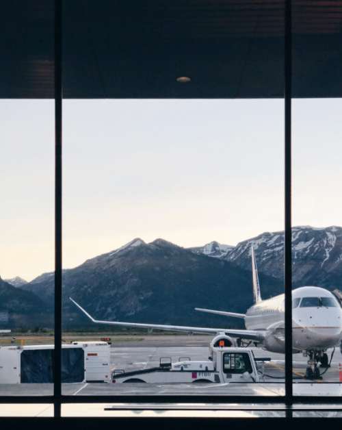 Airport Window Plane Free Photo