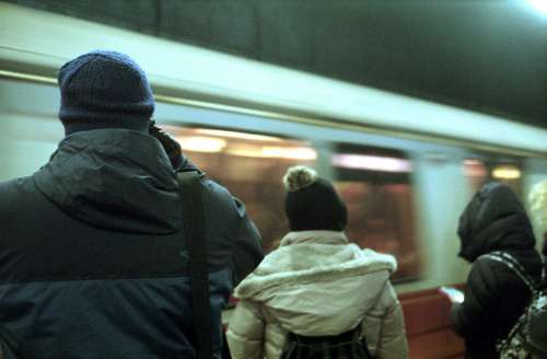 City Subway Commuters Free Photo