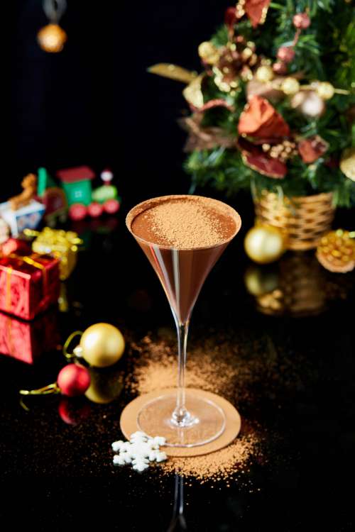 Chocolate Cocktail In A Festive Setting Photo