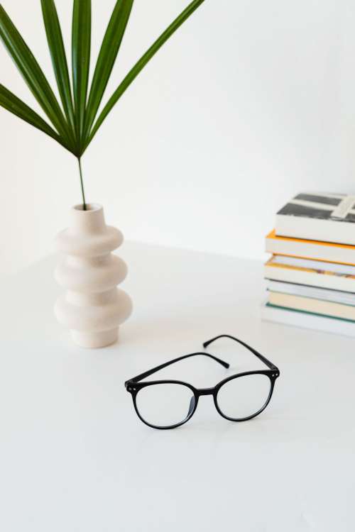 Books - Corrective Glasses - Flowers