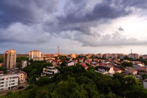 Cloudy Weather in Bucharest