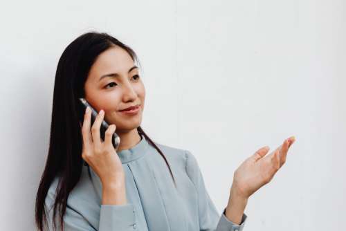 Young Asian Woman At Office