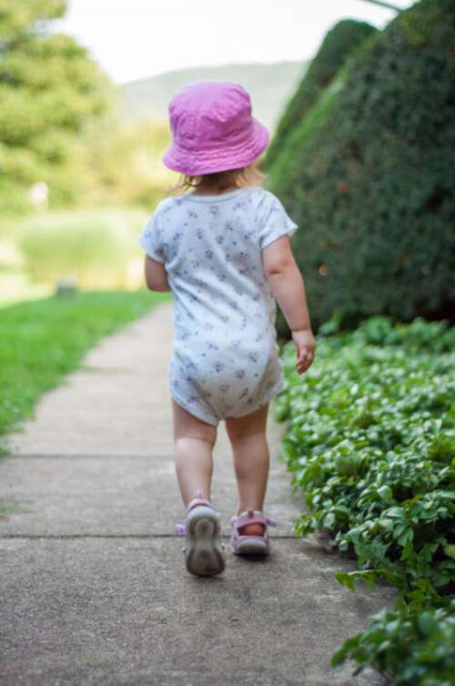 Toddler Walking Free Photo