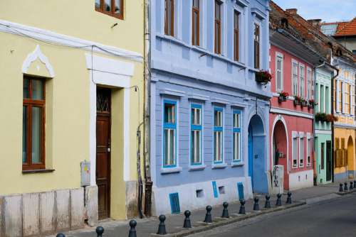 Colorful Buildings in Sibiu