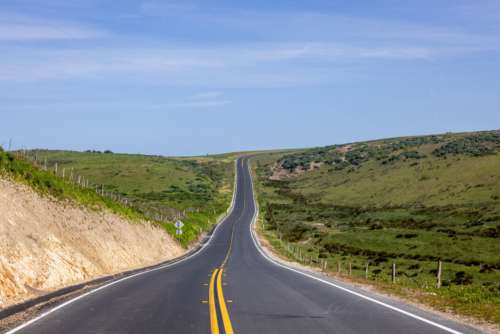 Rural Road Landscape Free Photo