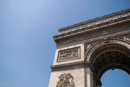 Paris Landmark Architecture No Cost Stock Image